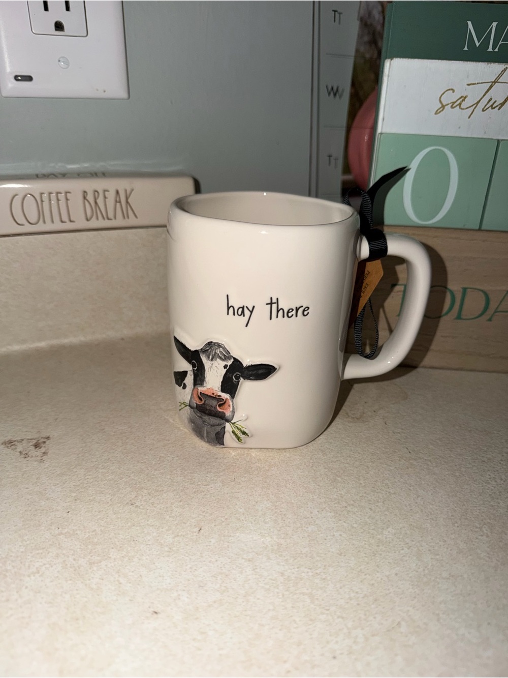Rae dunn hay there cow mug - yes